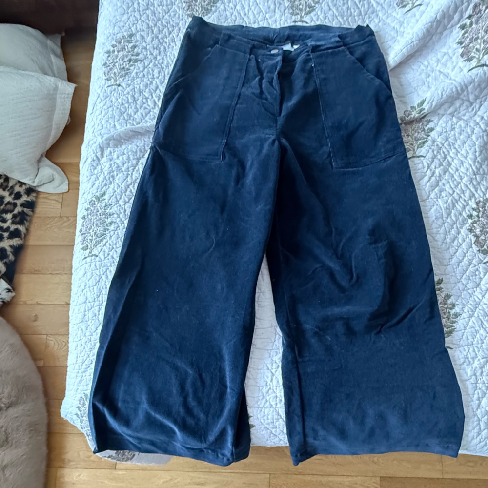 Loup Simone Midnight Blue Corduroy Trousers
